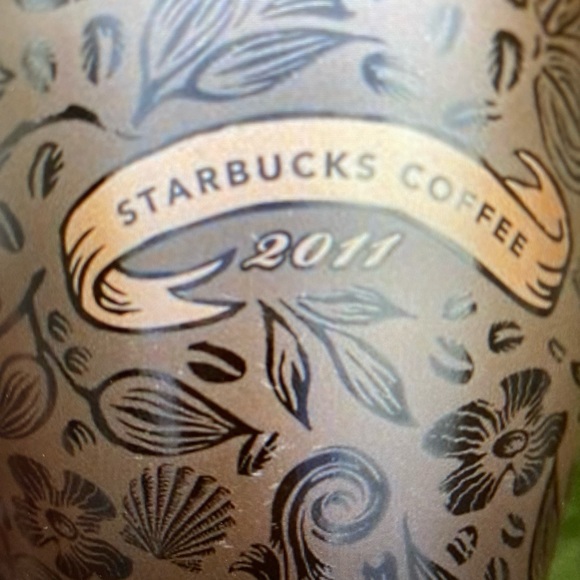 Starbucks 2011 Split Tail Mermaid Copper Siren Coffee Mug 12 oz Bone China NWOT - Picture 9 of 9